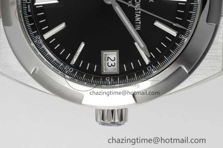 Overseas 4500V SS ZF 1:1 Best Edition Black Dial on SS Bracelet A5100