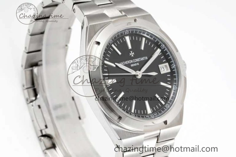 Overseas 4500V SS ZF 1:1 Best Edition Black Dial on SS Bracelet A5100