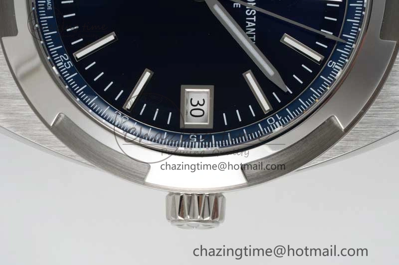 Overseas 4500V SS ZF 1:1 Best Edition Blue Dial on Blue Rubber Strap A5100