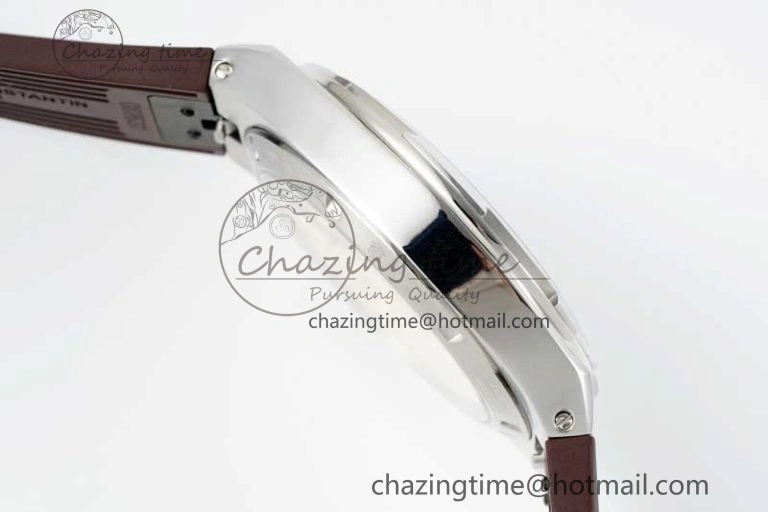 Overseas 4500V SS ZF 1:1 Best Edition Brown Dial on Brown Rubber Strap A5100