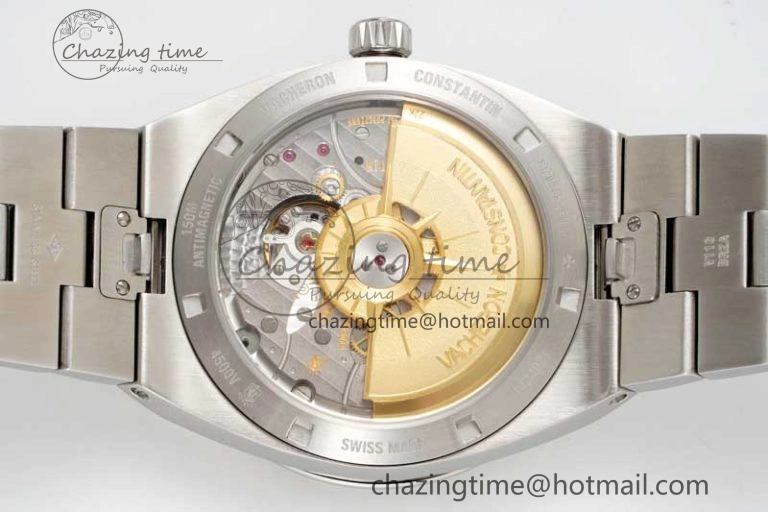 Overseas 4500V SS ZF 1:1 Best Edition Brown Dial on SS Bracelet A5100