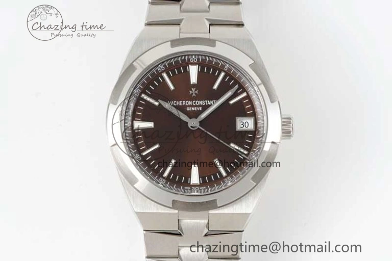 Overseas 4500V SS ZF 1:1 Best Edition Brown Dial on SS Bracelet A5100