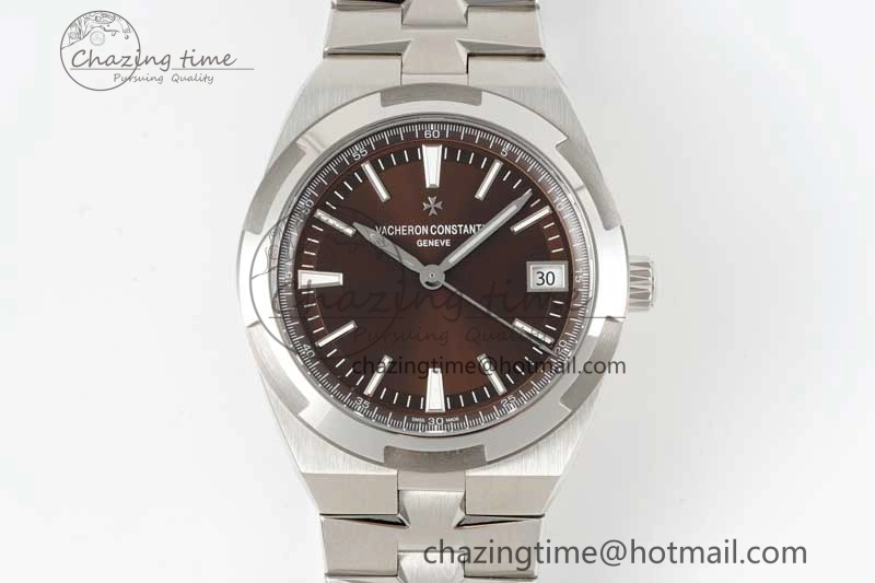 Overseas 4500V SS ZF 1:1 Best Edition Brown Dial on SS Bracelet A5100
