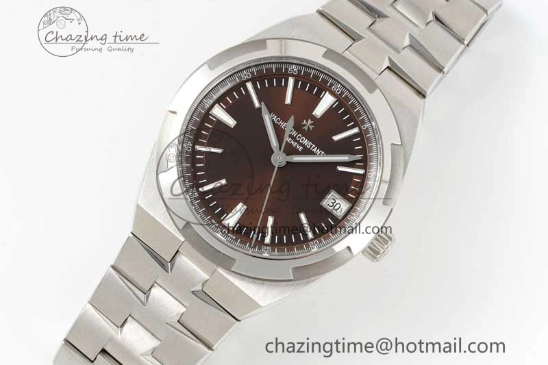 Overseas 4500V SS ZF 1:1 Best Edition Brown Dial on SS Bracelet A5100