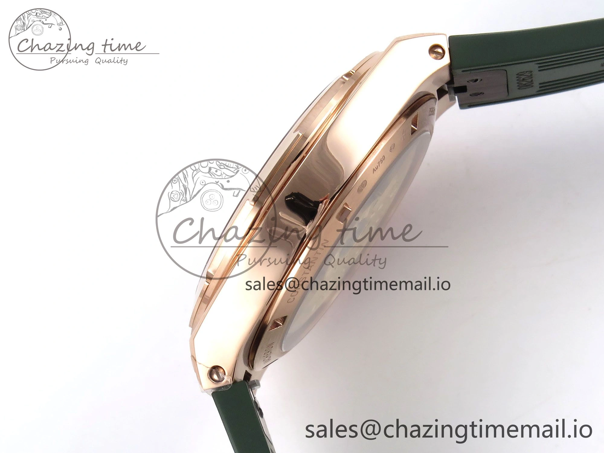 Overseas 4520V RG 8F Best Edition Green Dial On Green Rubber Strap A5100