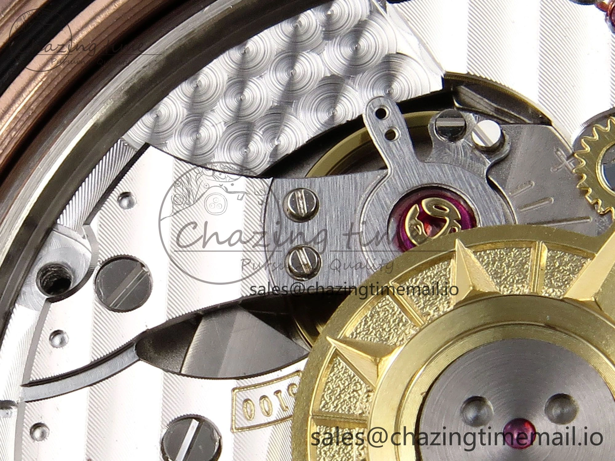 Overseas 4520V RG 8F Best Edition Green Dial On Green Rubber Strap A5100