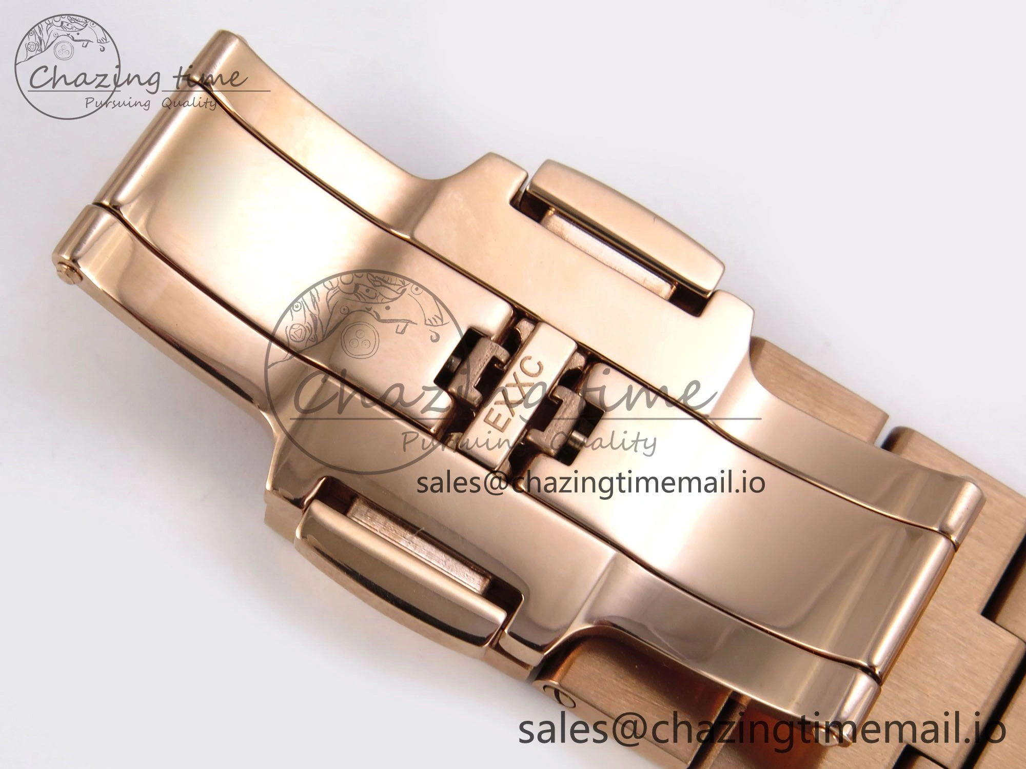 Overseas 4520V RG 8F Best Edition Green Dial On RG Bracelet A7750 Modified to A5200