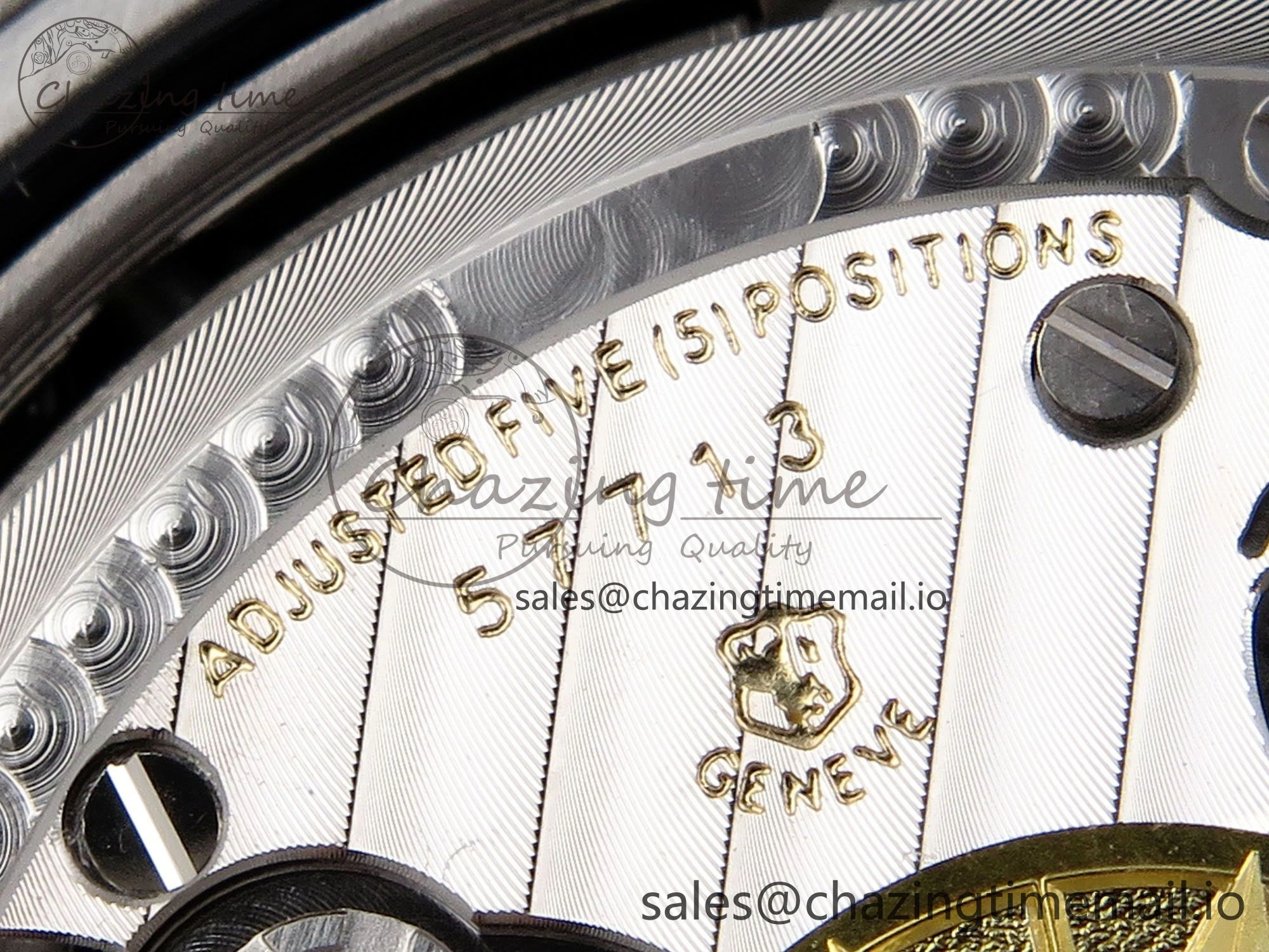 Overseas 4520V SS 8F Best Edition Green Dial On Green Rubber Strap A7750 Modified to A5200