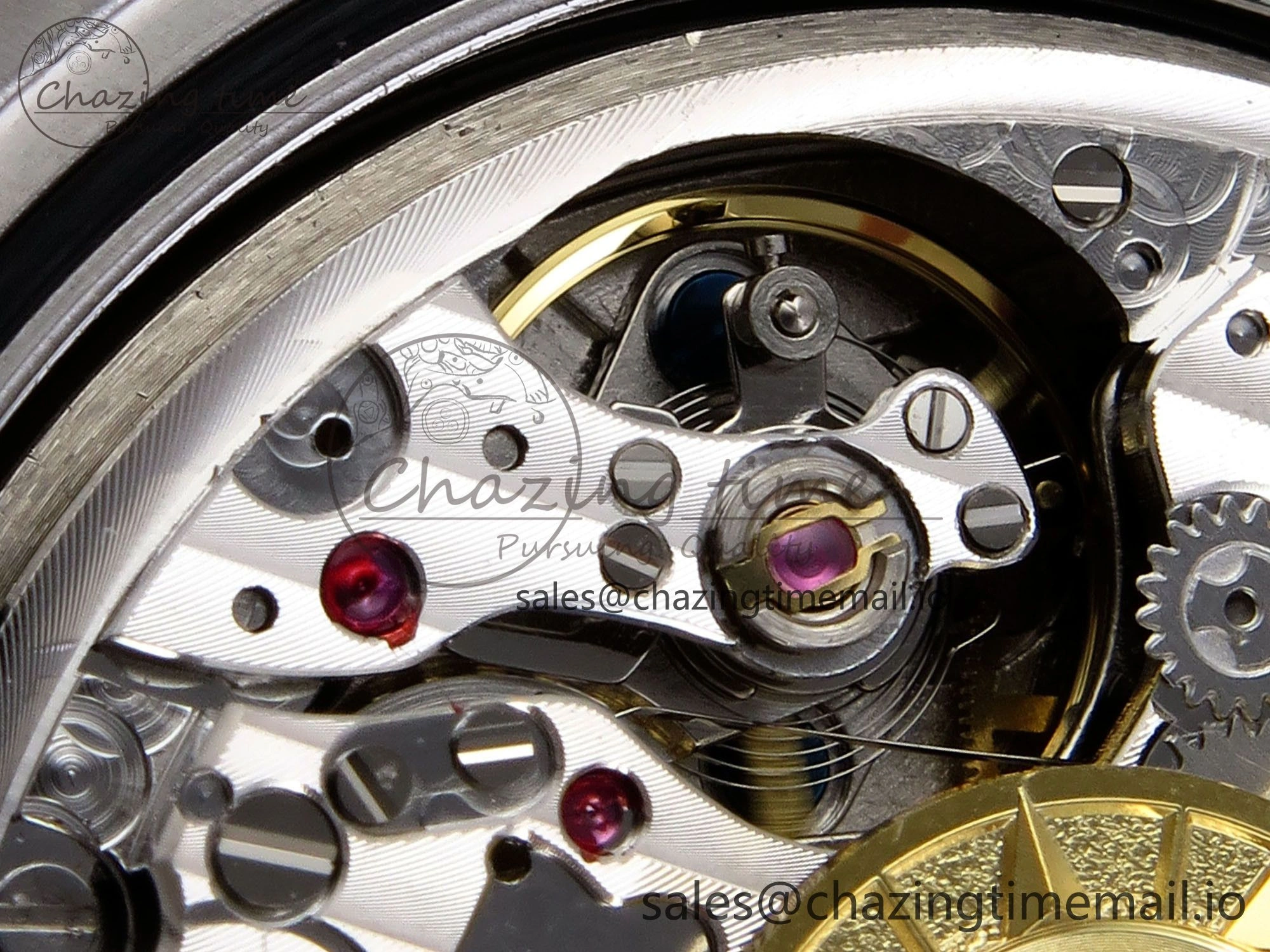 Overseas 4520V SS 8F Best Edition Green Dial On SS Bracelet A7750 Modified to A5200