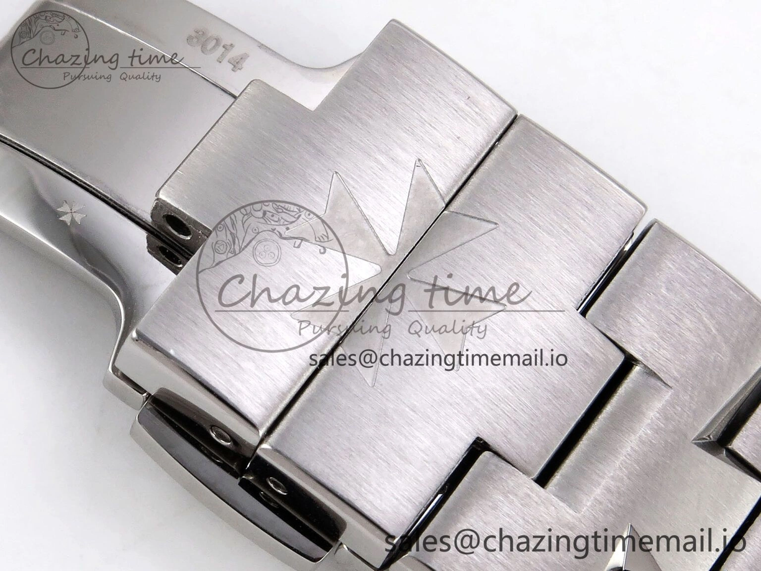 Overseas 4520V SS 8F Best Edition Green Dial On SS Bracelet A7750 Modified to A5200