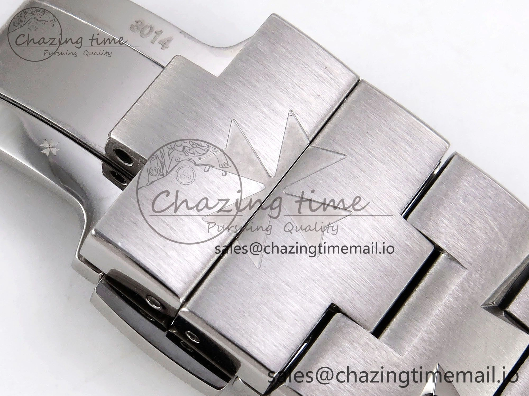Overseas 4520V SS 8F Best Edition Green Dial On SS Bracelet A7750 Modified to A5200