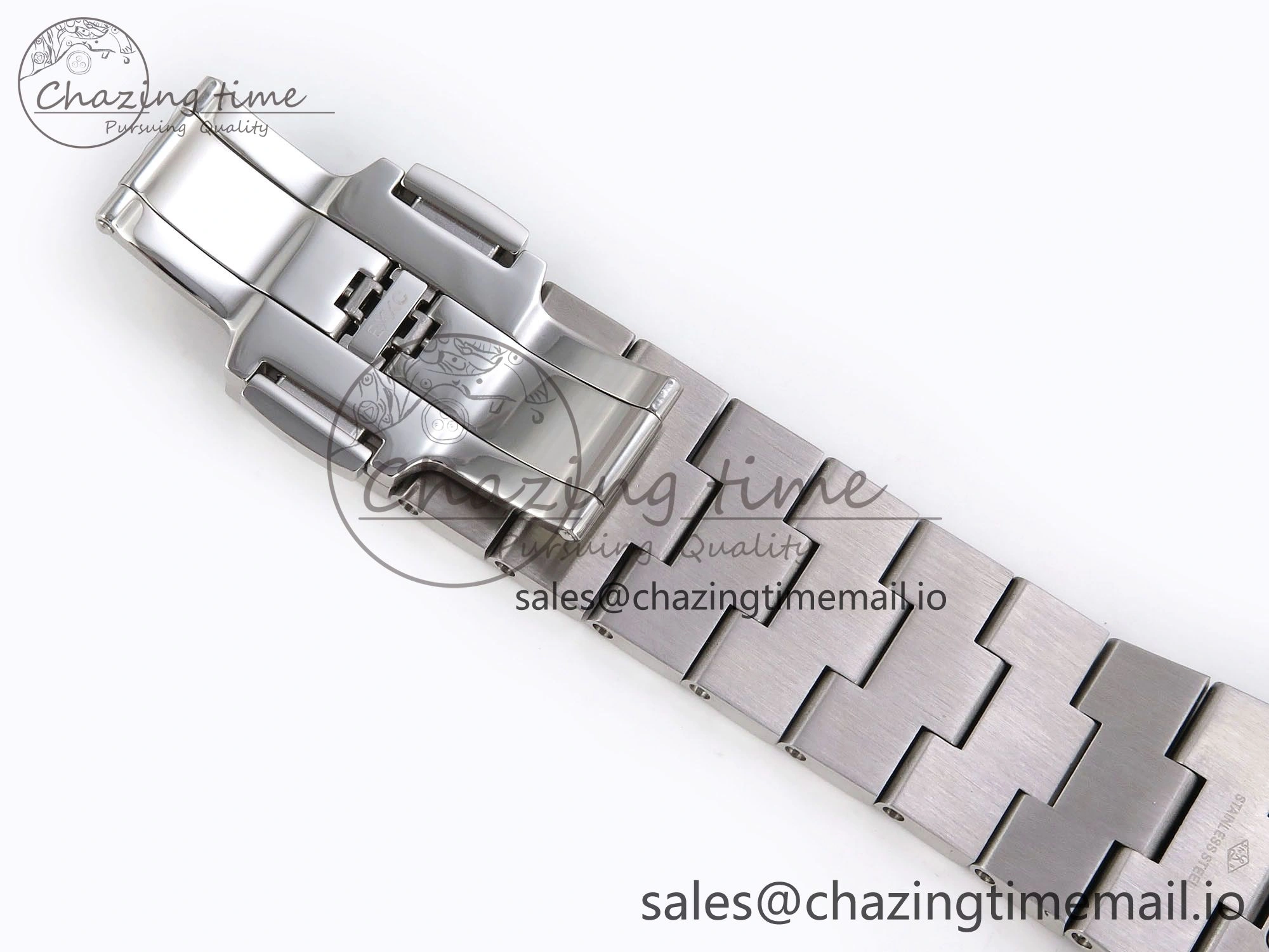 Overseas 4520V SS 8F Best Edition Green Dial On SS Bracelet A7750 Modified to A5200