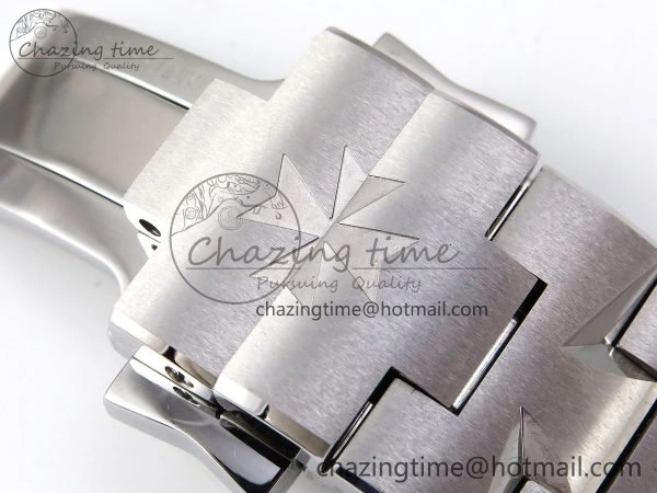 Overseas 47040 SS PPF 1:1 Best Edition Black Textured Dial on SS Bracelet A1226