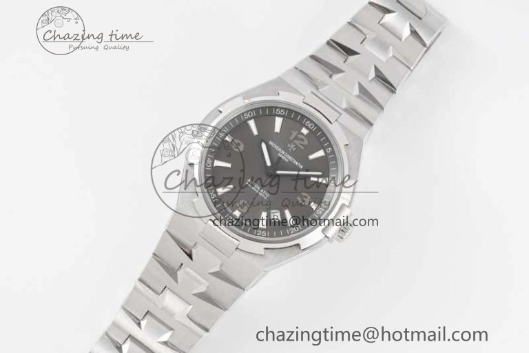 Overseas 47040 SS PPF 1:1 Best Edition Gray Textured Dial on SS Bracelet A1226