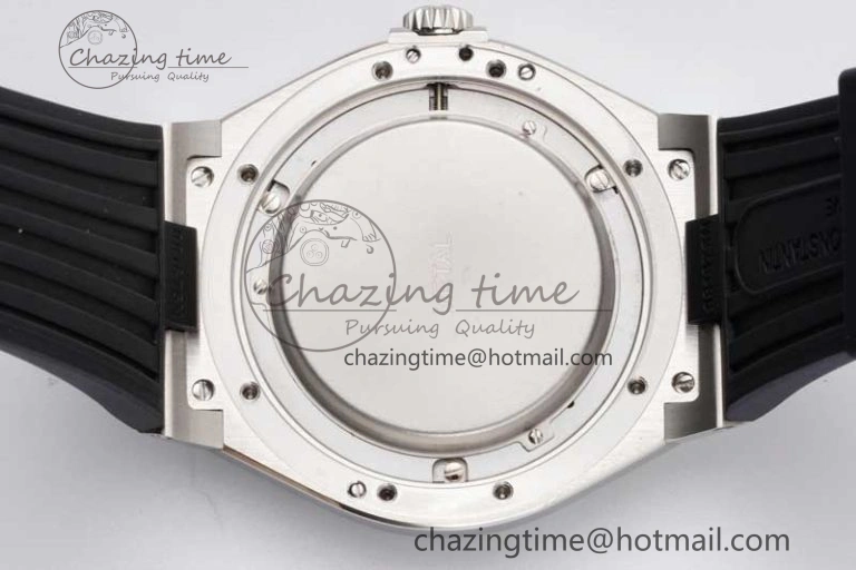 Overseas 47040 SS PPF 1:1 Best Edition White Textured Dial on Black Rubber Strap A1226