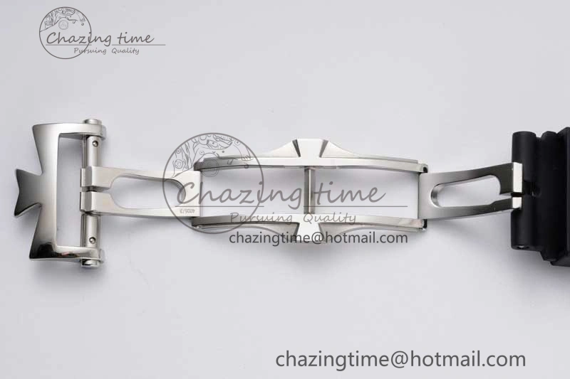 Overseas 47040 SS PPF 1:1 Best Edition White Textured Dial on Black Rubber Strap A1226