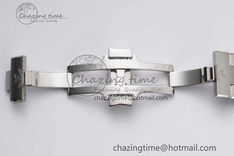 Overseas 47040 SS PPF 1:1 Best Edition White Textured Dial on SS Bracelet A1226
