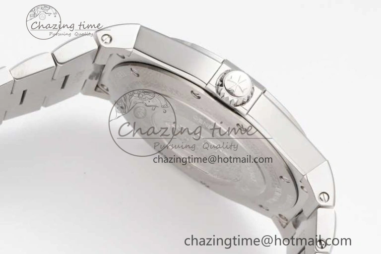 Overseas 47040 SS PPF 1:1 Best Edition White Textured Dial on SS Bracelet A1226