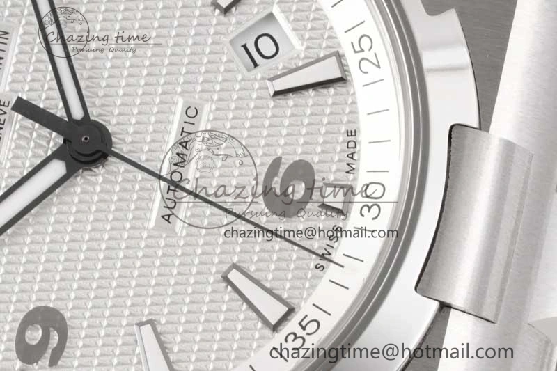 Overseas 47040 SS PPF 1:1 Best Edition White Textured Dial on SS Bracelet A1226