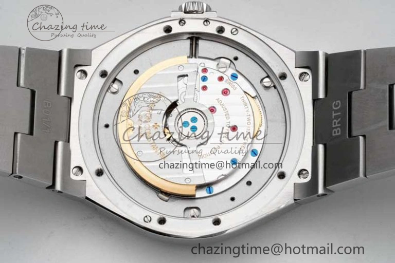 Overseas 47040 SS PPF 1:1 Best Edition White Textured Dial on SS Bracelet A1226