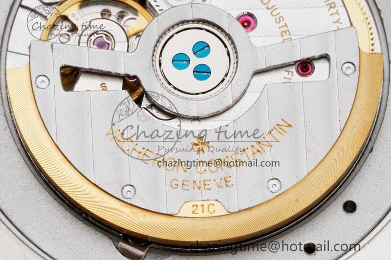 Overseas 47040 SS PPF 1:1 Best Edition White Textured Dial on SS Bracelet A1226