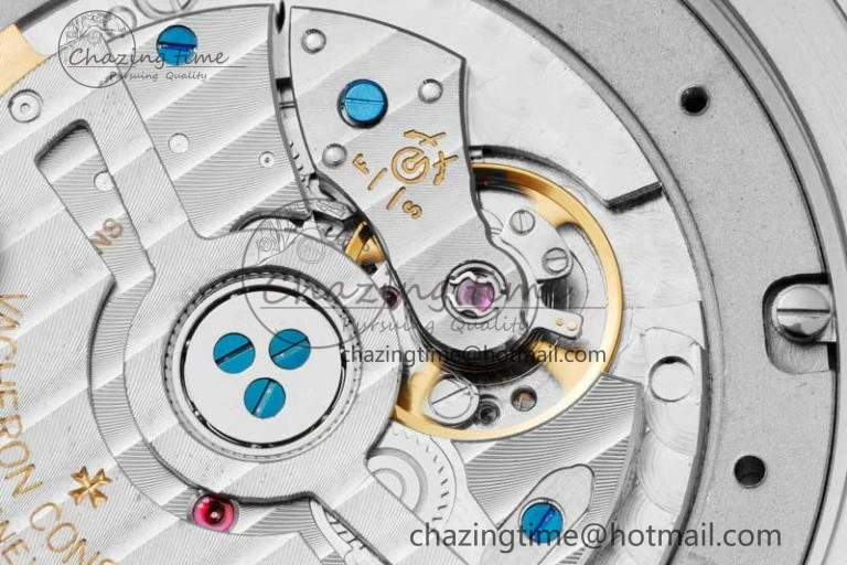 Overseas 47040 SS PPF 1:1 Best Edition White Textured Dial on SS Bracelet A1226