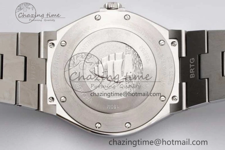 Overseas 47040 SS PPF 1:1 Best Edition White Textured Dial on SS Bracelet A1226