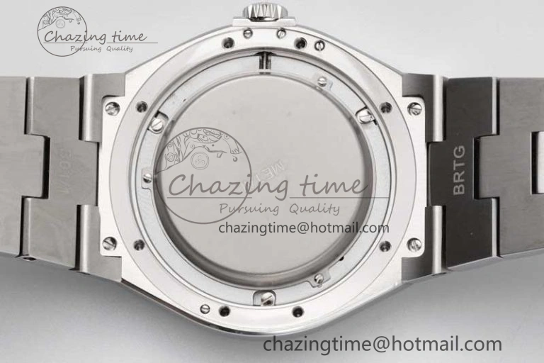 Overseas 47040 SS PPF 1:1 Best Edition White Textured Dial on SS Bracelet A1226
