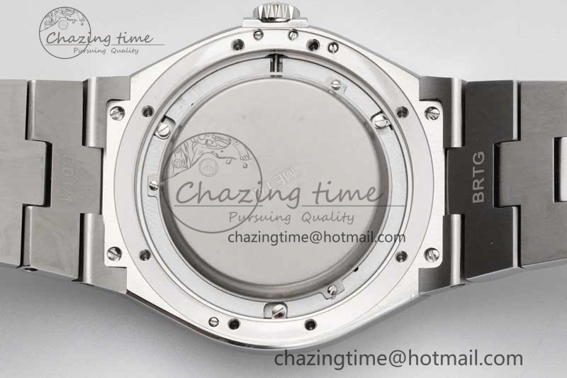 Overseas 47040 SS PPF 1:1 Best Edition White Textured Dial on SS Bracelet A1226