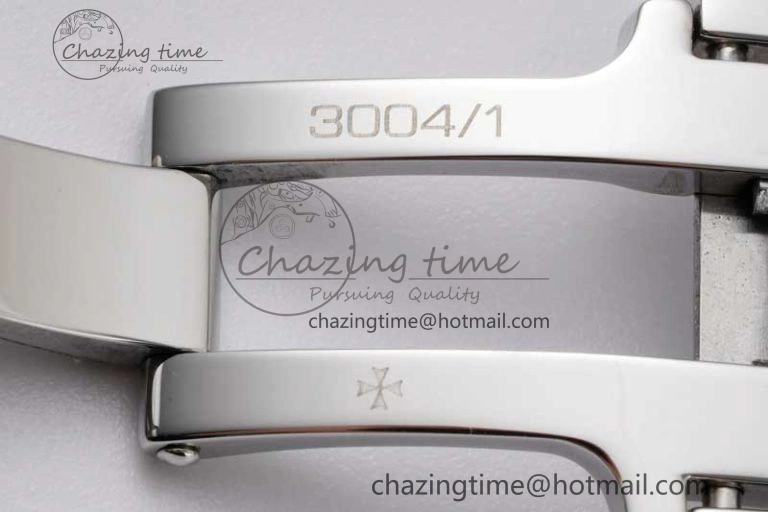 Overseas 47040 SS PPF 1:1 Best Edition White Textured Dial on SS Bracelet A1226