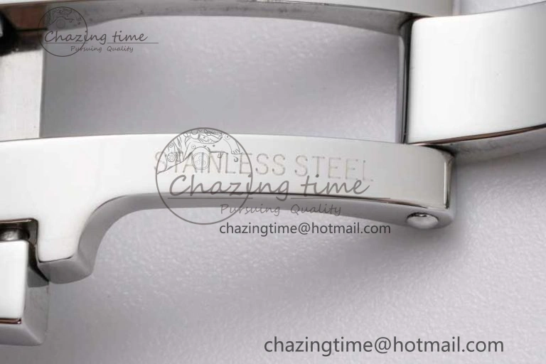 Overseas 47040 SS PPF 1:1 Best Edition White Textured Dial on SS Bracelet A1226