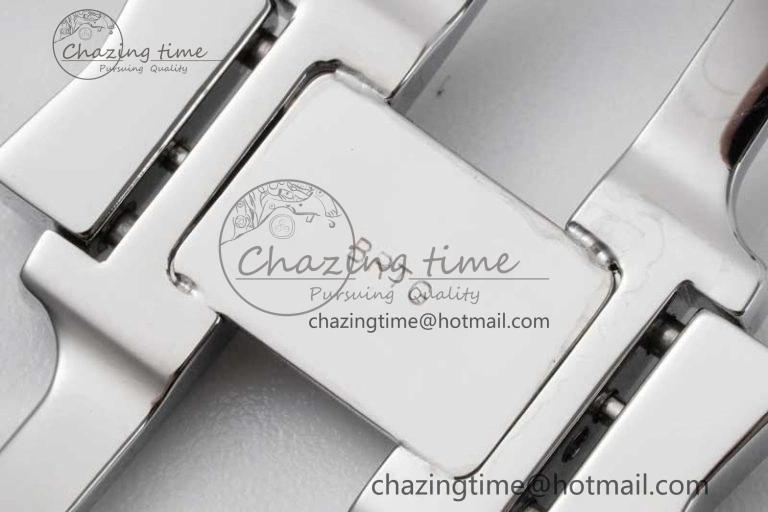 Overseas 47040 SS PPF 1:1 Best Edition White Textured Dial on SS Bracelet A1226