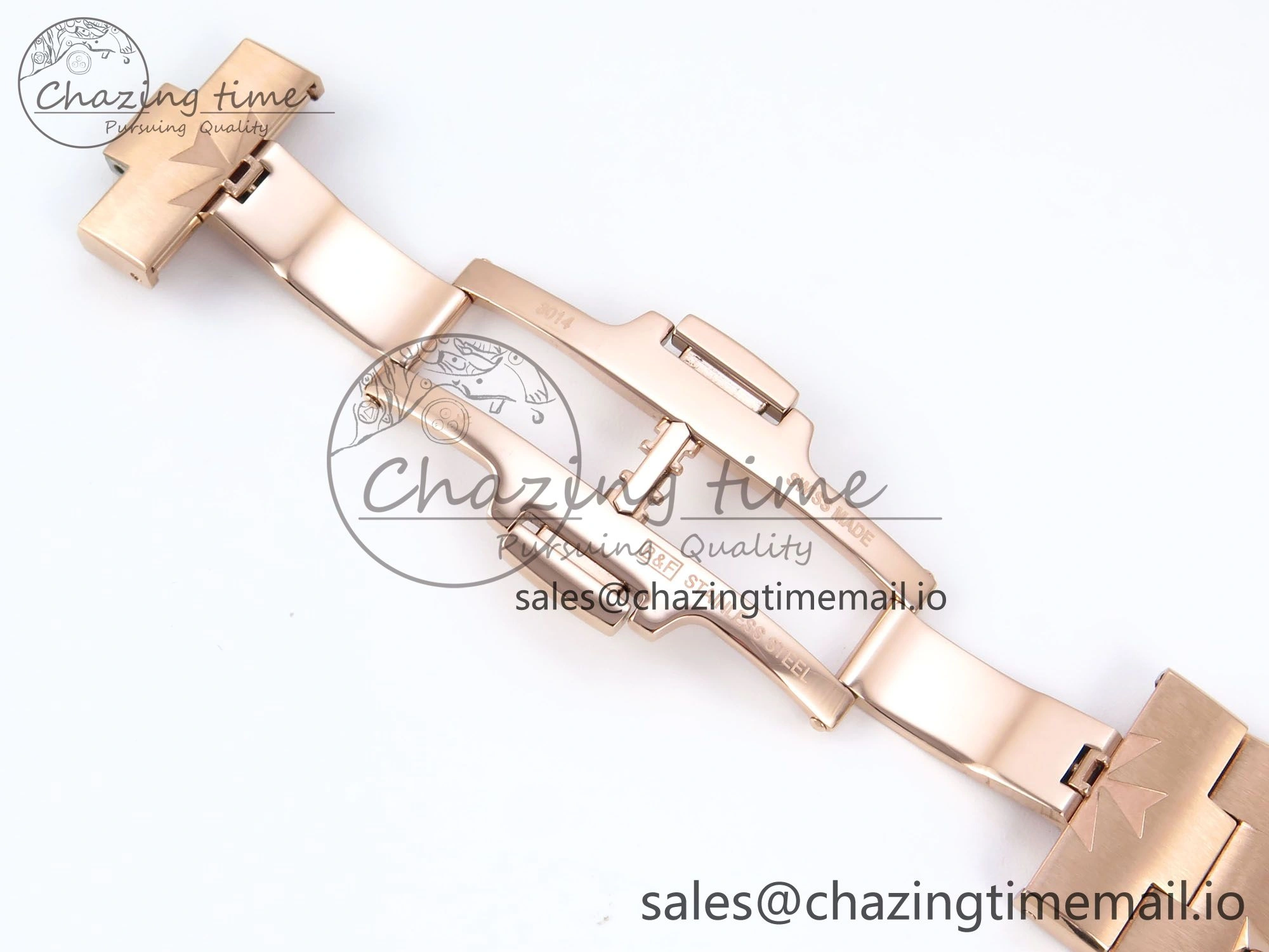 Overseas 7920V RG 8F Best Edition White Dial On RG Bracelet A5110