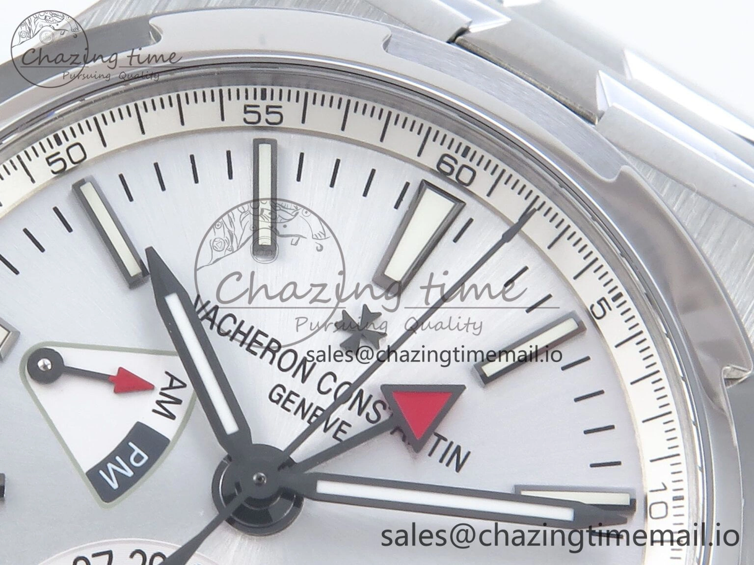 Overseas 7920V SS 8F Best Edition White Dial On SS Bracelet A5110