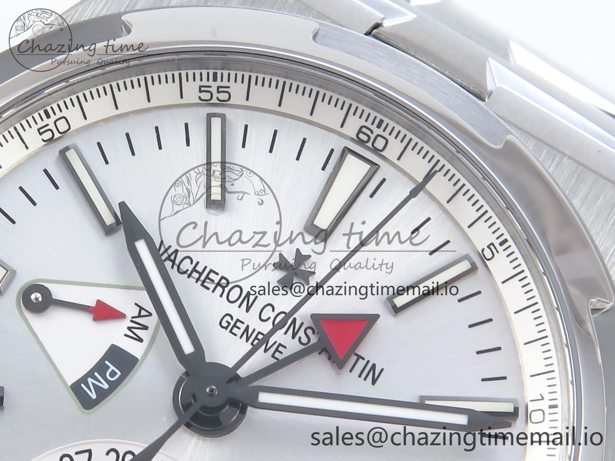 Overseas 7920V SS 8F Best Edition White Dial On SS Bracelet A5110