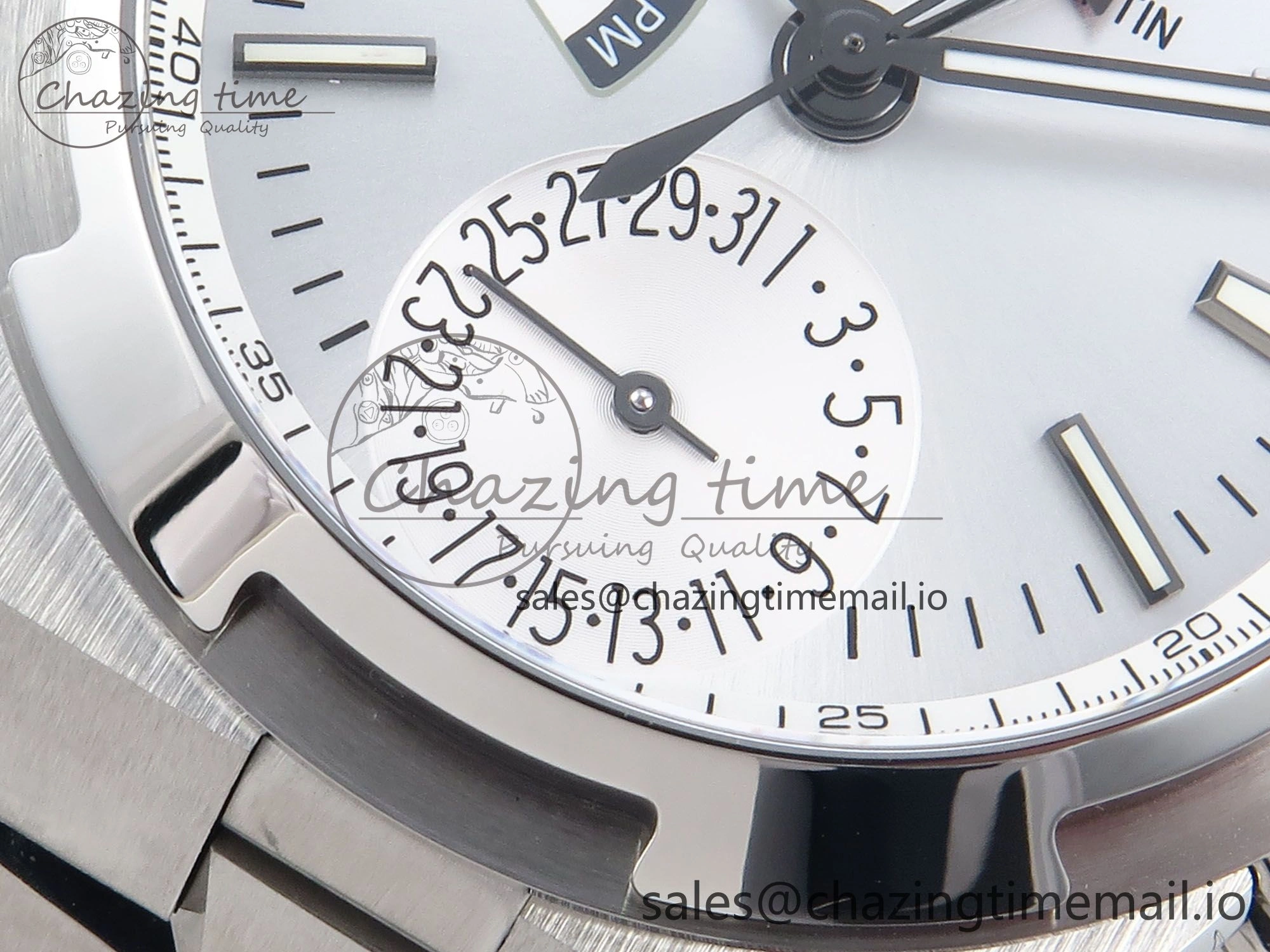 Overseas 7920V SS 8F Best Edition White Dial On SS Bracelet A5110