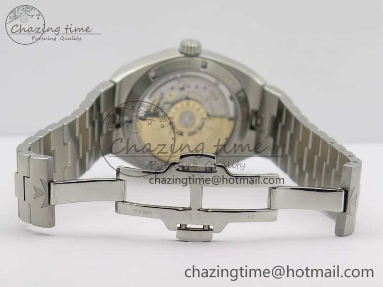 Overseas Automatic BP Maker Best Edition SS Blue Dial On SS Bracelet A5100