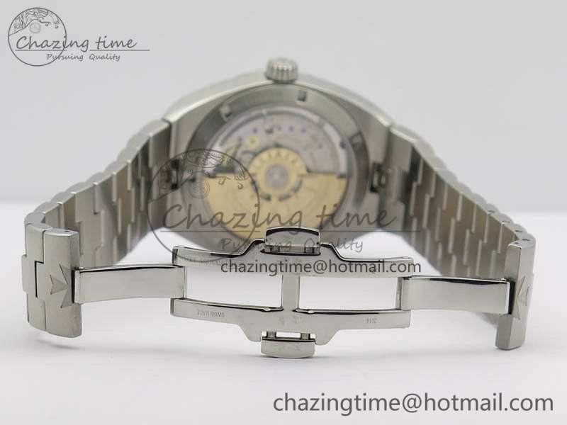 Overseas Automatic BP Maker Best Edition SS Blue Dial On SS Bracelet A5100