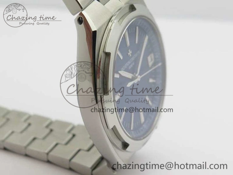Overseas Automatic BP Maker Best Edition SS Blue Dial On SS Bracelet A5100