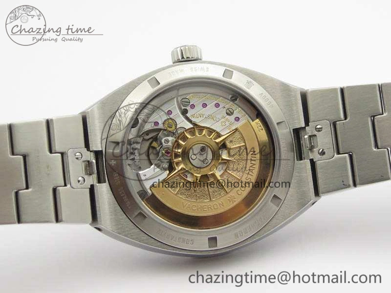 Overseas Automatic BP Maker Best Edition SS Blue Dial On SS Bracelet A5100