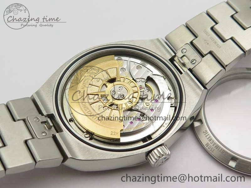 Overseas Automatic BP Maker Best Edition SS Blue Dial On SS Bracelet A5100