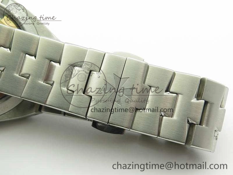 Overseas Automatic BP Maker Best Edition SS Blue Dial On SS Bracelet A5100