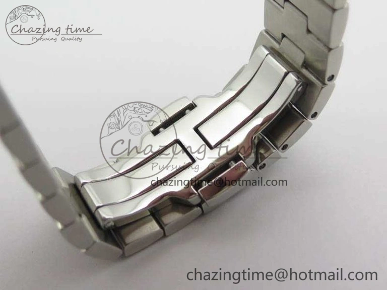 Overseas Automatic BP Maker Best Edition SS Blue Dial On SS Bracelet A5100