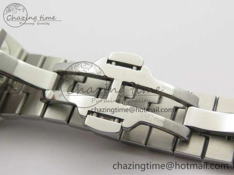 Overseas Automatic BP Maker Best Edition SS Blue Dial On SS Bracelet A5100