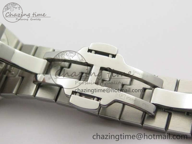 Overseas Automatic BP Maker Best Edition SS Blue Dial On SS Bracelet A5100