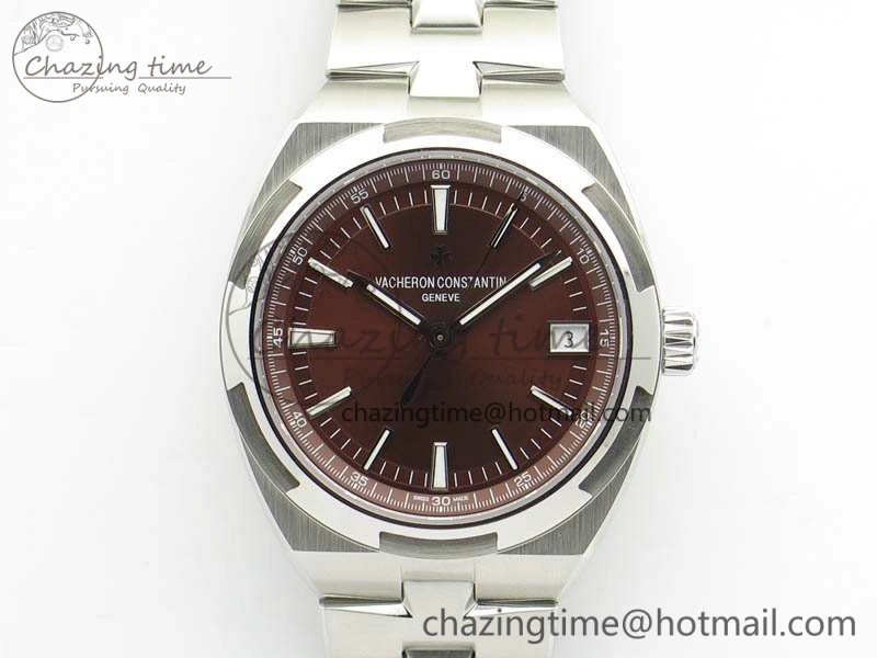 Overseas Automatic BP Maker Best Edition SS Brown Dial On SS Bracelet A5100