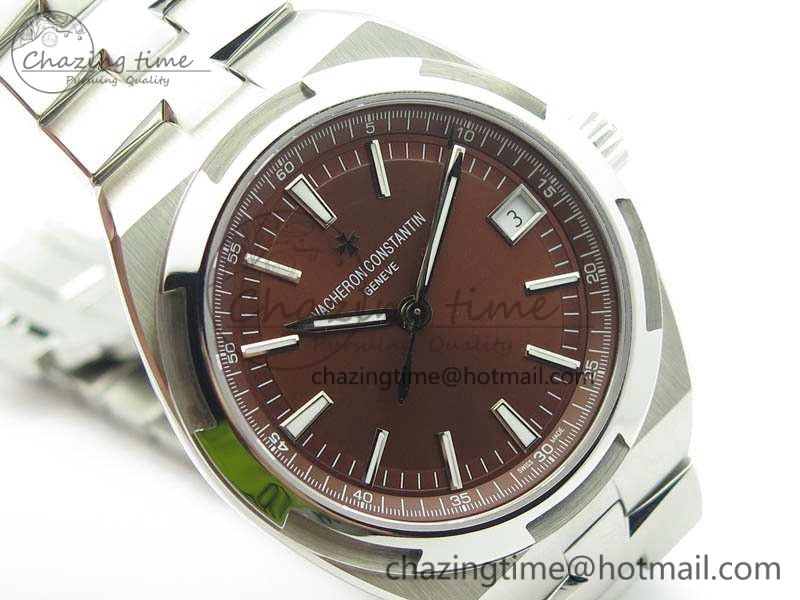 Overseas Automatic BP Maker Best Edition SS Brown Dial On SS Bracelet A5100