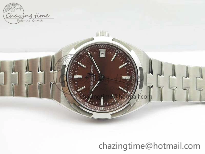Overseas Automatic BP Maker Best Edition SS Brown Dial On SS Bracelet A5100