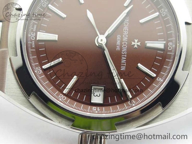 Overseas Automatic BP Maker Best Edition SS Brown Dial On SS Bracelet A5100