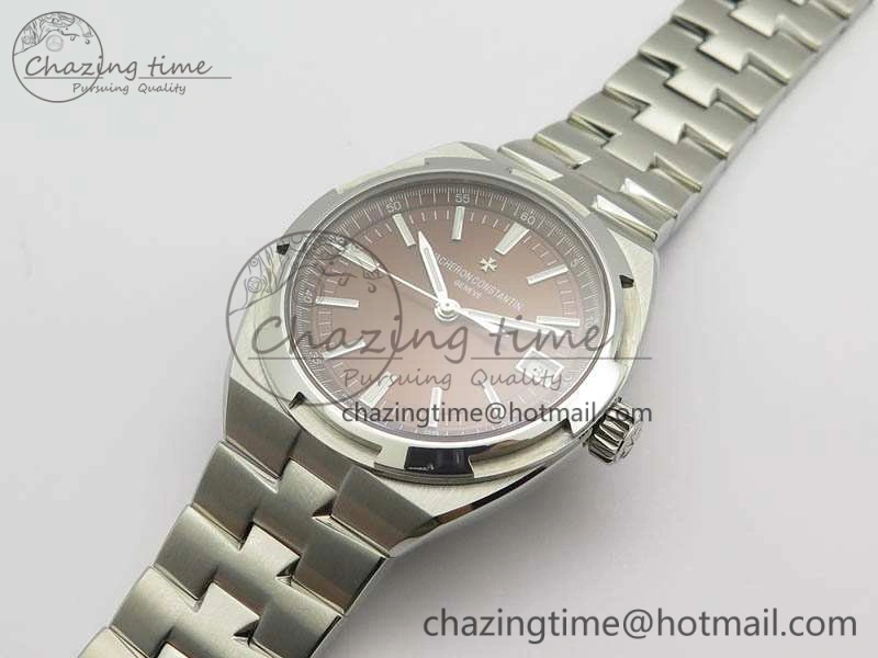 Overseas Automatic BP Maker Best Edition SS Brown Dial On SS Bracelet A5100